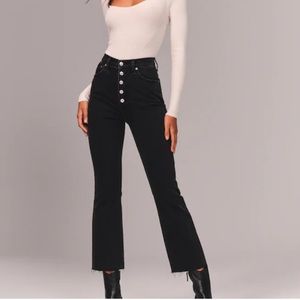Abercrombie The Kick Flare Ultra High Rise Jean